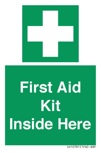 First Aid Kit Inside Here